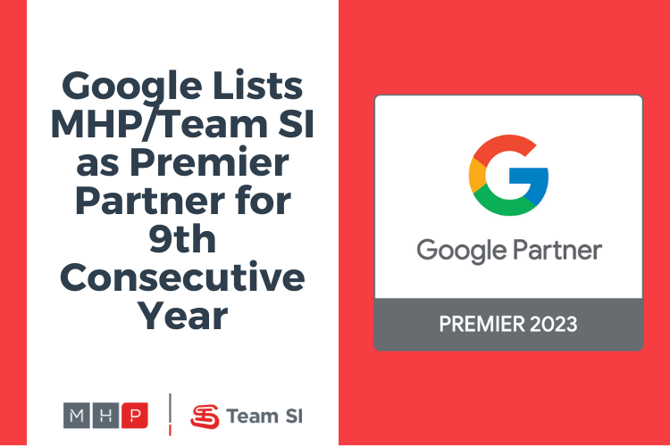 Google Lists MHP/Team SI as Premier Partner for 9th Consecutive Year